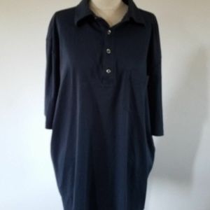 MICHAEL KORS Men's Polo Extra Large XL Blue f